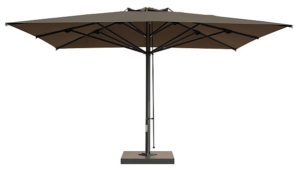 Slunečník SCOLARO Capri Dark 3 x 4 m, taupe