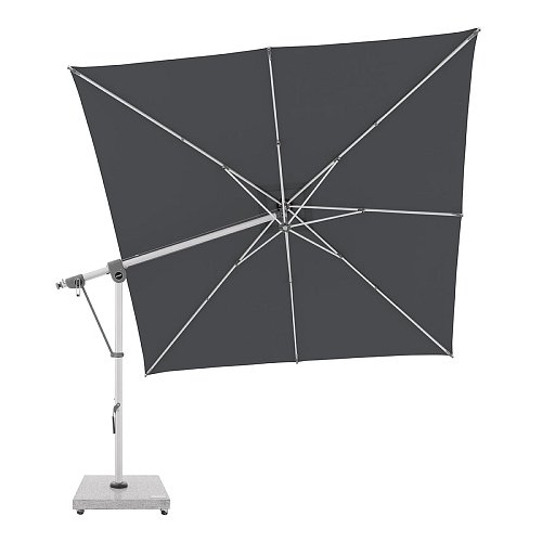 Slunečník DOPPLER Expert 3 x 3 m výkyvný s boční tyčí antracit T840