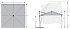 KNIRPS Pendel 275 x 275 cm - prémiový čtvercový slunečník s boční tyčí, světle šedý