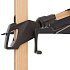 Doppler ALU WOOD 220 x 300 cm - výkyvný zahradní slunečník s boční tyčí, antracit klička
