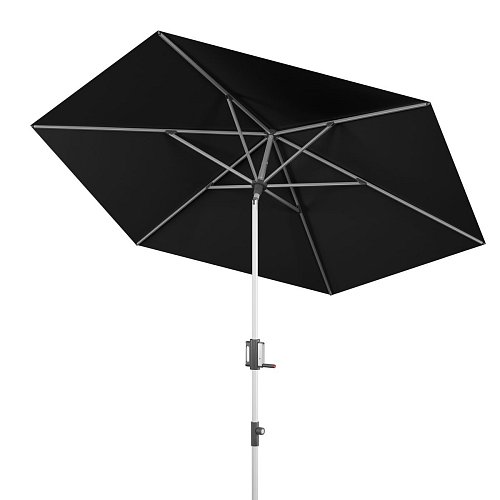 KNIRPS Apoll 290 cm - prémiový zahradní slunečník černá