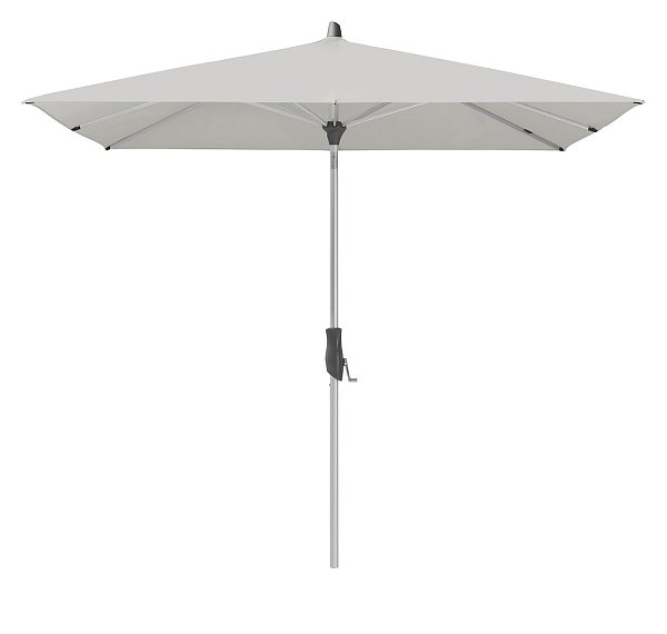 Slunečník GLATZ Alu-Twist Easy 210 x 150 cm světle šedý (156)