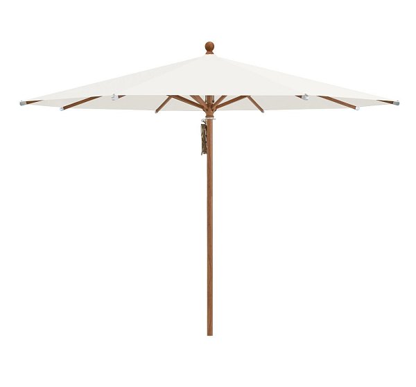 GLATZ Piazza 250 cm - větruodolný zahradní slunečník, White 404