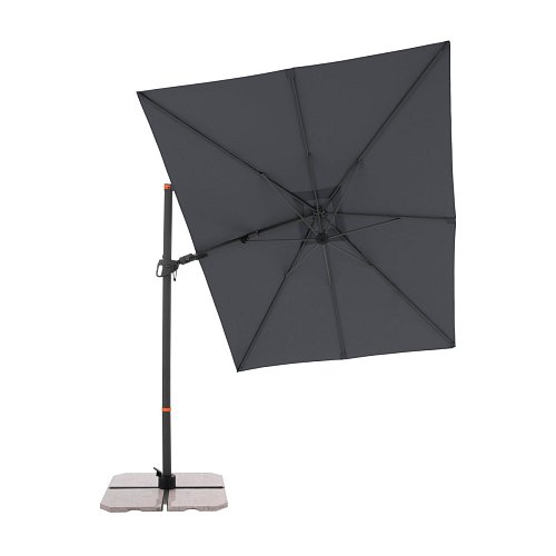 Doppler myZone 320 x 240 cm - výkyvný zahradní slunečník s boční tyčí antracit