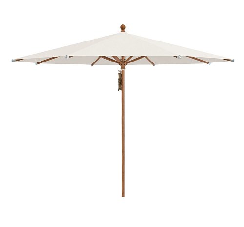 GLATZ Piazza 300 cm - větruodolný zahradní slunečník Off white (158)