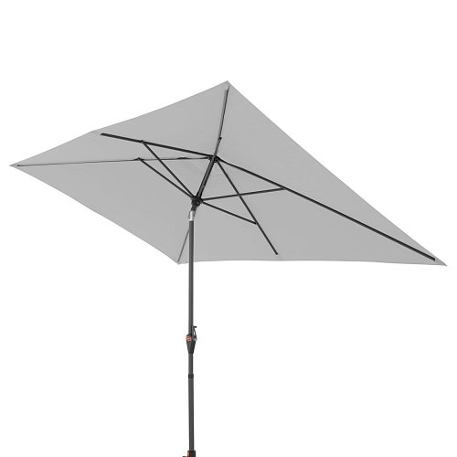 Doppler myZone 300 x 200 cm - slunečník s automatickým naklápěním klikou světle šedá