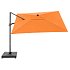 Doppler myZone 220 x 300 cm LED - výkyvný zahradní slunečník s boční tyčí. oranžový