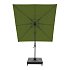 Doppler myZone 210 x 210 cm - výkyvný zahradní slunečník s boční tyčí, olivově zelená