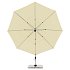 Doppler ACTIVE 370 cm - výkyvný zahradní slunečník s boční tyčí, přírodní