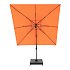 Doppler myZone 280 x 280 cm - výkyvný zahradní slunečník s boční tyčí, oranžový