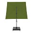 Doppler myZone 280 x 280 cm - výkyvný zahradní slunečník s boční tyčí, olivově zelený