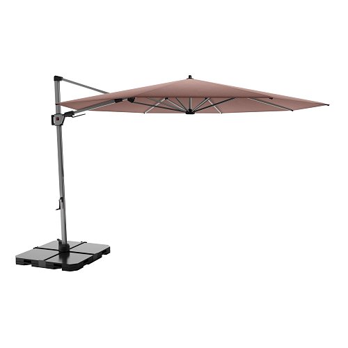 KNIRPS Hyperion 340 cm Prestige - luxusní výkyvný zahradní slunečník s boční tyčí umbra