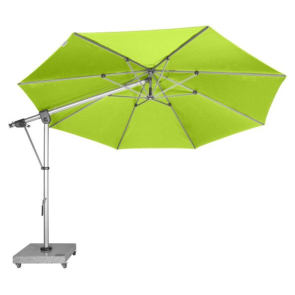 Slunečník DOPPLER Expert 350 cm výkyvný s boční tyčí, smaragd