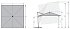 KNIRPS Pendel 320 x 320 cm - luxusní výkyvný zahradní slunečník s boční tyčí, světle šedý, rozměry