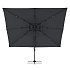 Doppler LIFE 300 x 400 cm – výkyvný zahradní slunečník s boční tyčí, antracit