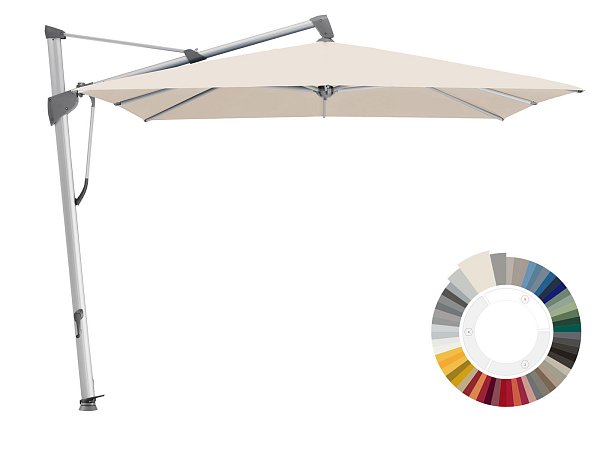 Boční slunečník GLATZ Sombrano S+ 300 x 300 cm, potah třídy 5 barva dle vzorkovníku