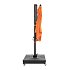 Doppler myZone 210 x 210 cm - výkyvný zahradní slunečník s boční tyčí, oranžový