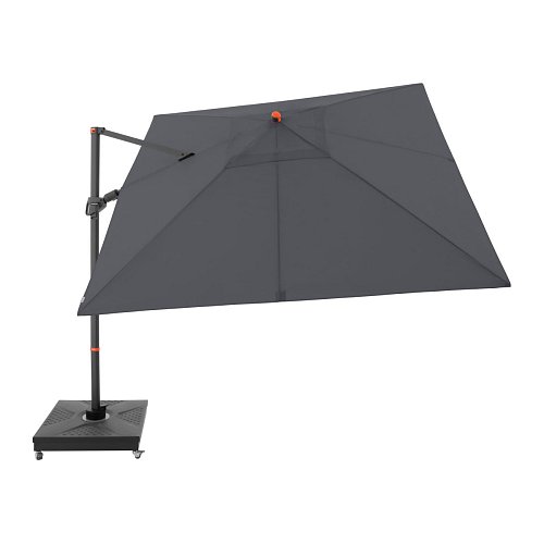 Doppler myZone 280 x 280 cm - výkyvný zahradní slunečník s boční tyčí antracit