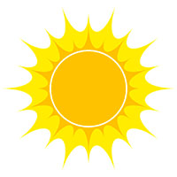 ikona slunce