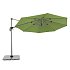 Zahradní slunečník výkyvný s boční tyčí Doppler Active 370 cm, sv. zelený